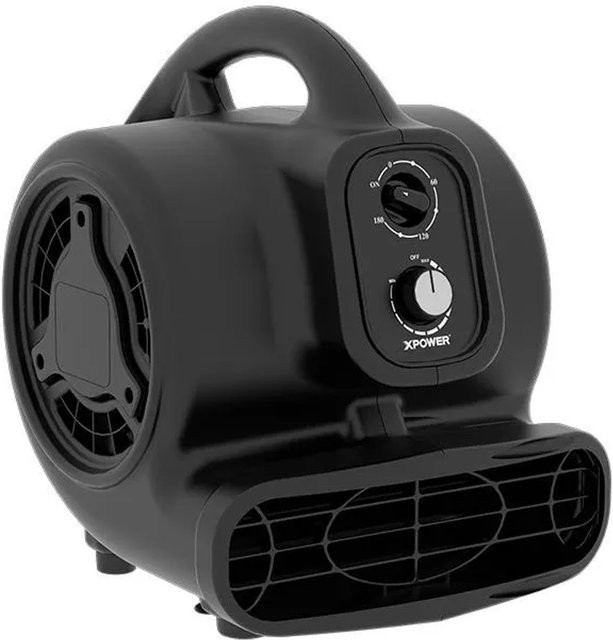 Xpower P-250DT Duft-Luftumwälzer in Schwarz mit bürstenlosem Gleichstrommotor und Timer-Funktion - Bild 1