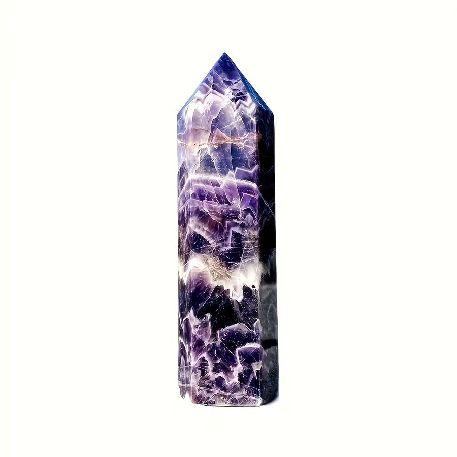 Dekorativer Amethyst Kristallturm von STONE BROTHERS in Lila mit Familienmotiv - Bild 4