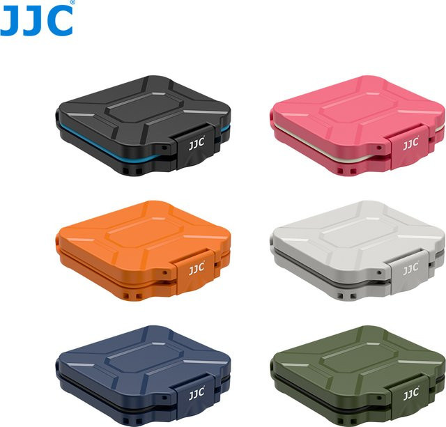 JC Speicherkartenhalter in Orange für SD, MSD und TF Karten mit Platz für 8 Micro-SD sowie 4 SDHC/SDXC Karten - Bild 1