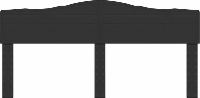 vidaXL Kopfteil in Schwarz und Eichen-Optik aus Holzwerkstoff, Breite: 200 cm - Bild 1