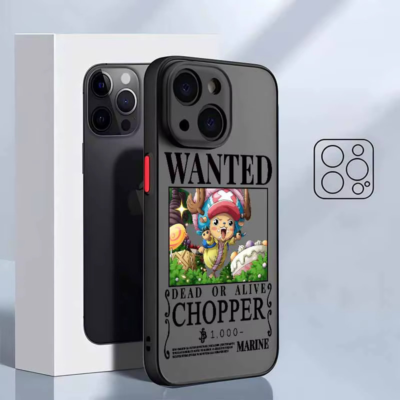 One Piece Anime Handyhülle für iPhone 17 Air 16 15 14 13 12 11 Pro Max Plus mini – Mattierte transparente Schutzhülle - Bild 2