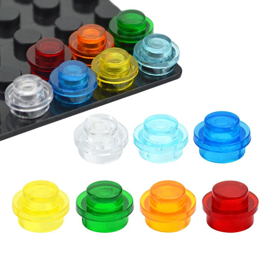 Wucifang Bags MOC Bausteine Rund 1x1 Punkt, Nachfüllpack, 250-teiliges Set, ab 6 Jahren - Bild 2