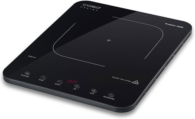 Caso ProSlim 2000 Induktionskochplatte in Schwarz mit Glasoberfläche - Bild 1