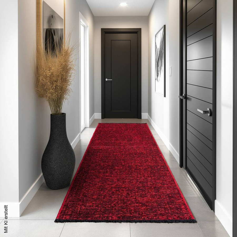 Ayyildiz Kurzflorteppich Space modern rot B/B: 80 x 150 cm - Bild 3