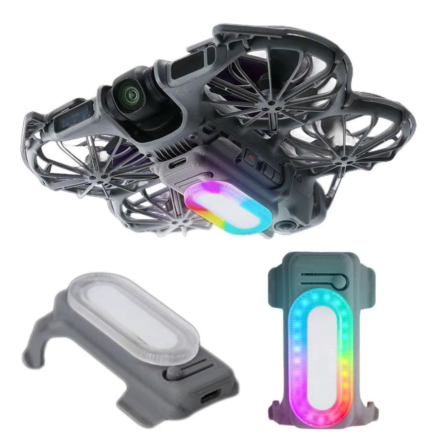 Landegestell mit Blitz-LED für DJI NEO 2 Drohne als Erhöhungsgestell für Nachtflüge - Bild 4