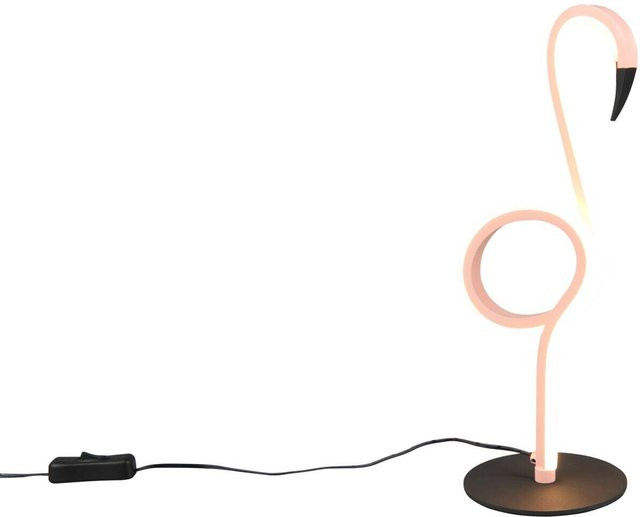 Reality LED-Tischleuchte Ingo in Pink aus Metall, B/L: 35 x 14,5 cm - Bild 1