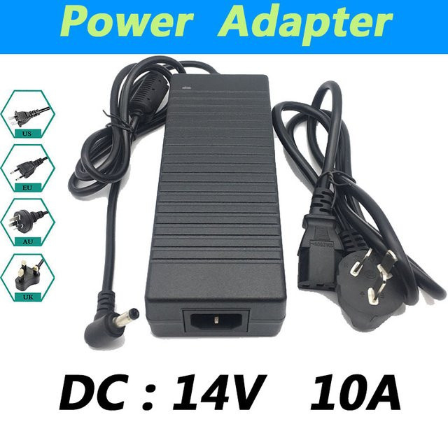 Laimaieco DC 14V 10A Netzteil Adapter in Schwarz für Wasserpumpen, Lüfter und Motoren - Bild 1
