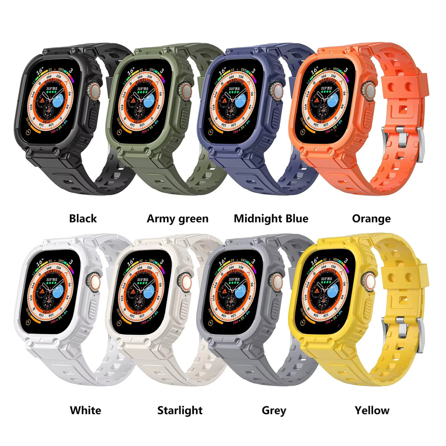 Geekthink Uhrenarmband TPU, Weiß, Unisex - Bild 2