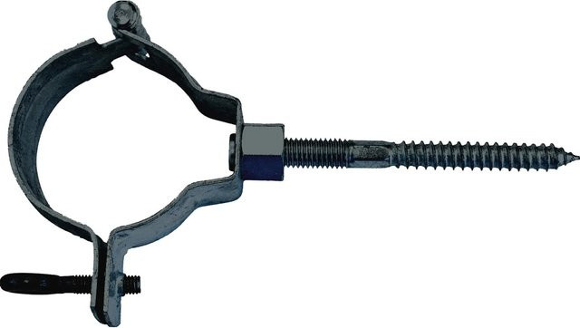 Sarei Fallrohrschelle NW 60 in Anthrazit RAL 7016 - Bild 1