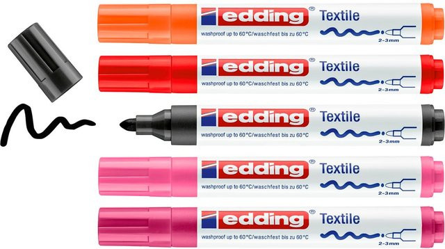 edding 4500 Textilmarker in Warm - Bild 1