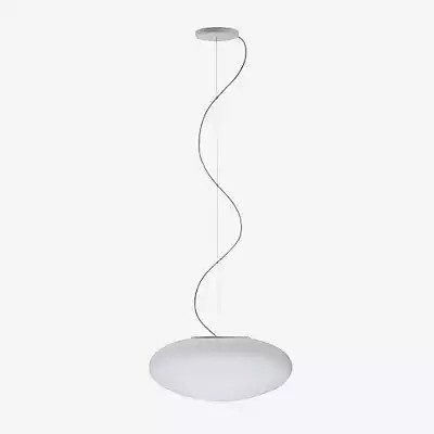 Fabbian Lumi Pendelleuchte aus Glas in Weiß - Bild 1