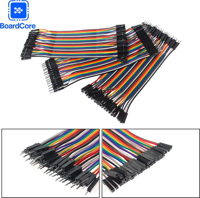 Dupont Jumper Kabel Set mit 40 Pin und 15 cm Länge für Arduino DIY, verschiedene Konfigurationen in Multicolour - Bild 1