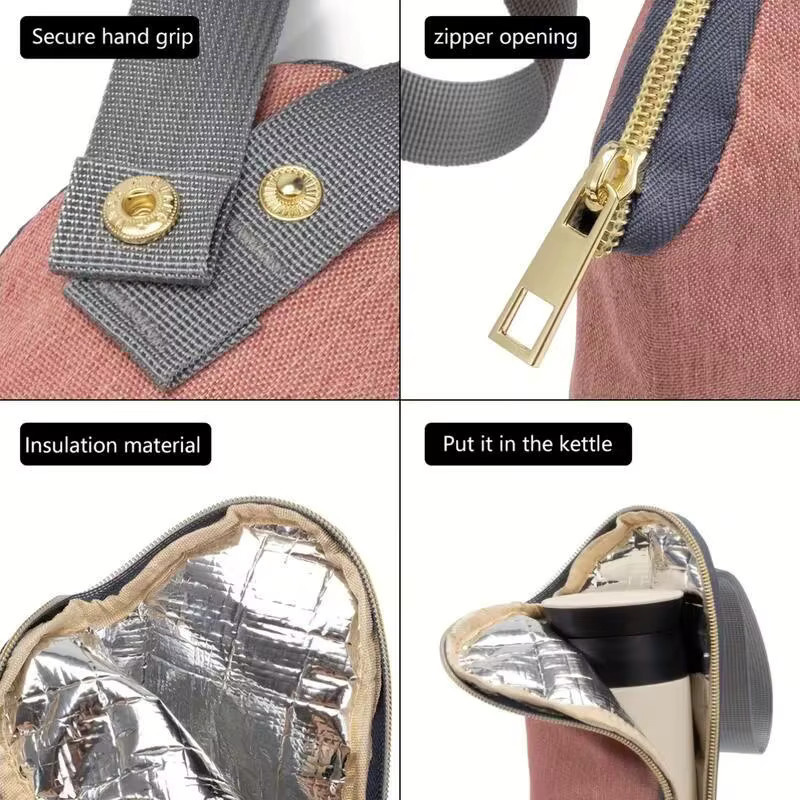 Thermotasche für Babyflaschen in Rot zur Wärmeisolation - Bild 3