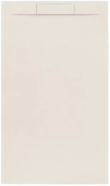 Frascio New Technology Duschwanne Vulcano Line Plus aus Mineralguss in Beige mit Seitengitter, B/T: 80 x 90 cm - Bild 1