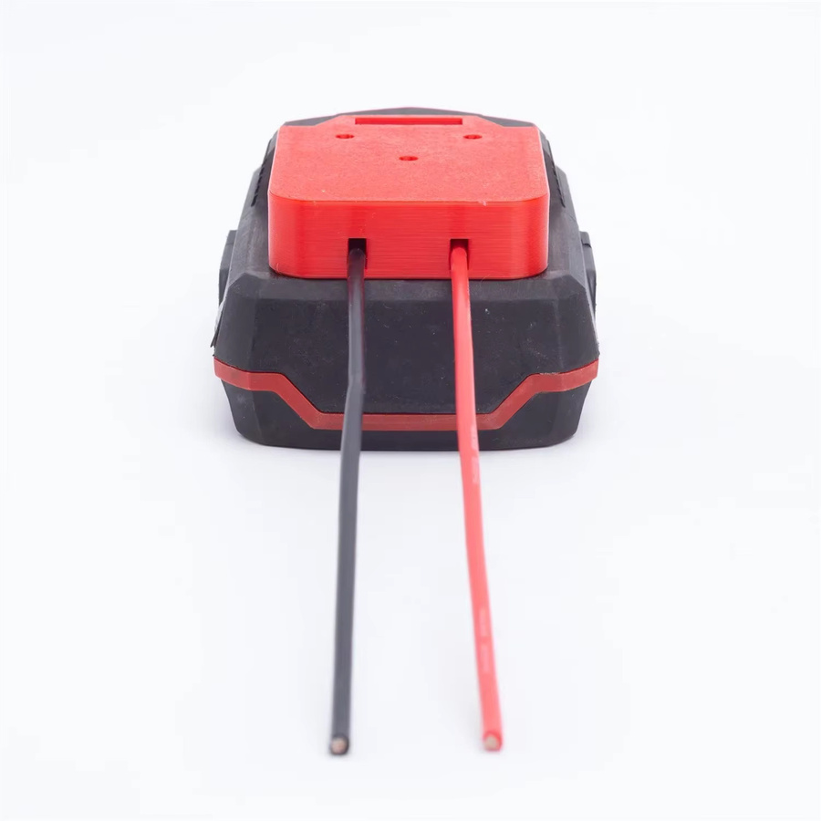Power Wheel Batterie-DIY-Adapter für Parkside X20V Team Lithium-Akkus mit 14 AWG Kabel in Rot - Bild 3