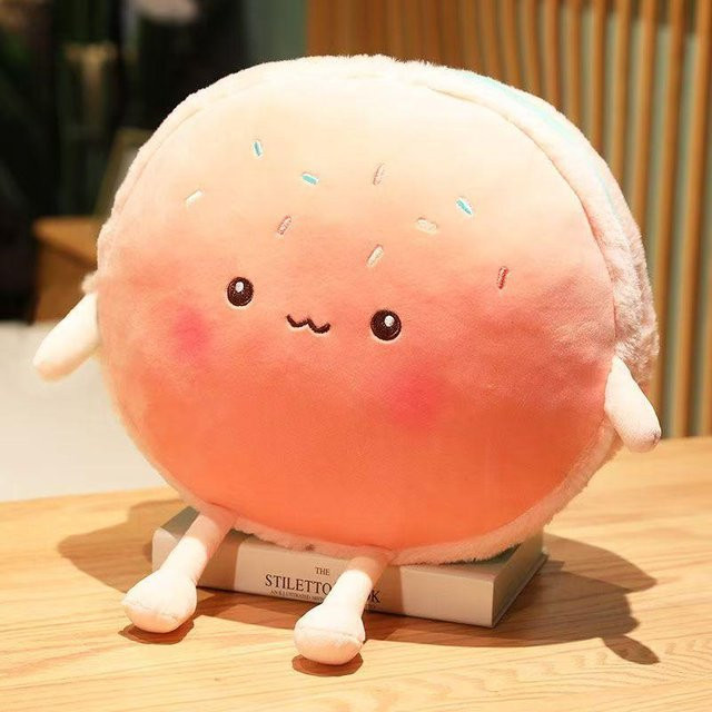 Yiran Health & Beauty Hamburger Plüschkissen, 15cm, ab 6 Jahren - Bild 1