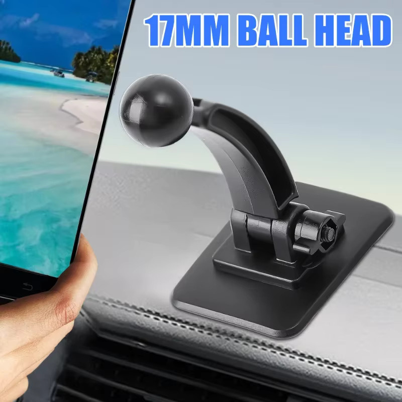 Universal Auto Smartphone Halterung für das Dashboard mit 17mm Kugelkopf und 180 Grad Rotation in Schwarz - Bild 3