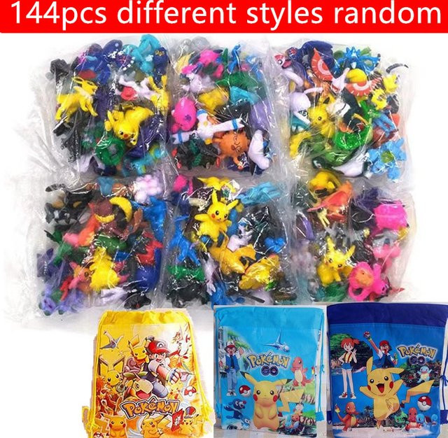 Potdemiel Pokémon Anime-Actionfiguren, 144-teiliges Set - Bild 1
