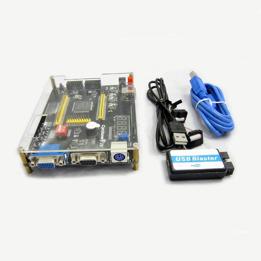 OMDAZZ FPGA Development Kit CycloneIV EP4CE6 EP4CE10 mit USB Blaster Programmer und Black Box in Schwarz - Bild 2