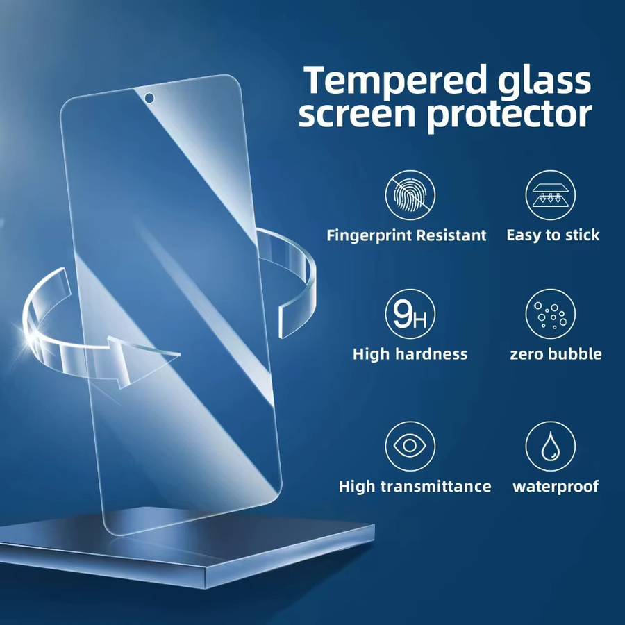 3 Stück Amour Brave Displayschutzfolien aus gehärtetem Glas für Samsung Galaxy A57 A37 5G, transparent - Bild 1