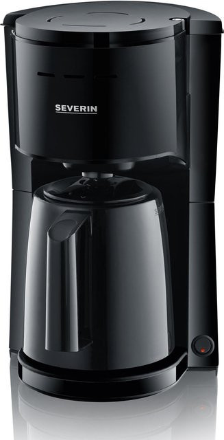 Severin Filterkaffeemaschine KA 9307 mit Isolierkanne, Schwarz, 1,0 l (8 Tassen) - Bild 1