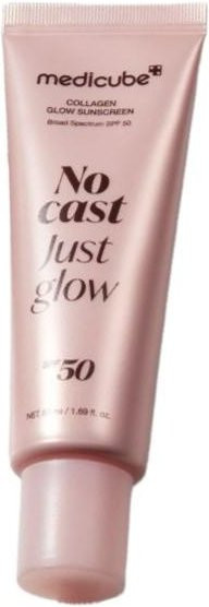 medicube No Cast Just Glow Kollagen Sonnencreme, 50 ml, LSF 50 - Bild 1