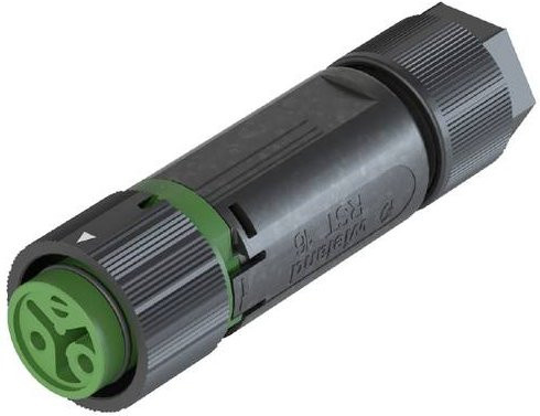 Wieland Electric 46.031.4556.7 Steckverbinder in Grün und Schwarz - Bild 1