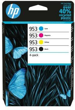 HP 953 Original Tintenpatronen 4er-Pack für Officejet Pro 7740 und 7740 Wide Format in Schwarz, Gelb, Cyan und Magenta - Bild 1