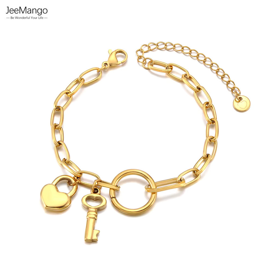 JeeMango Armband, Edelstahl, vergoldet, Gold, Damen - Bild 2