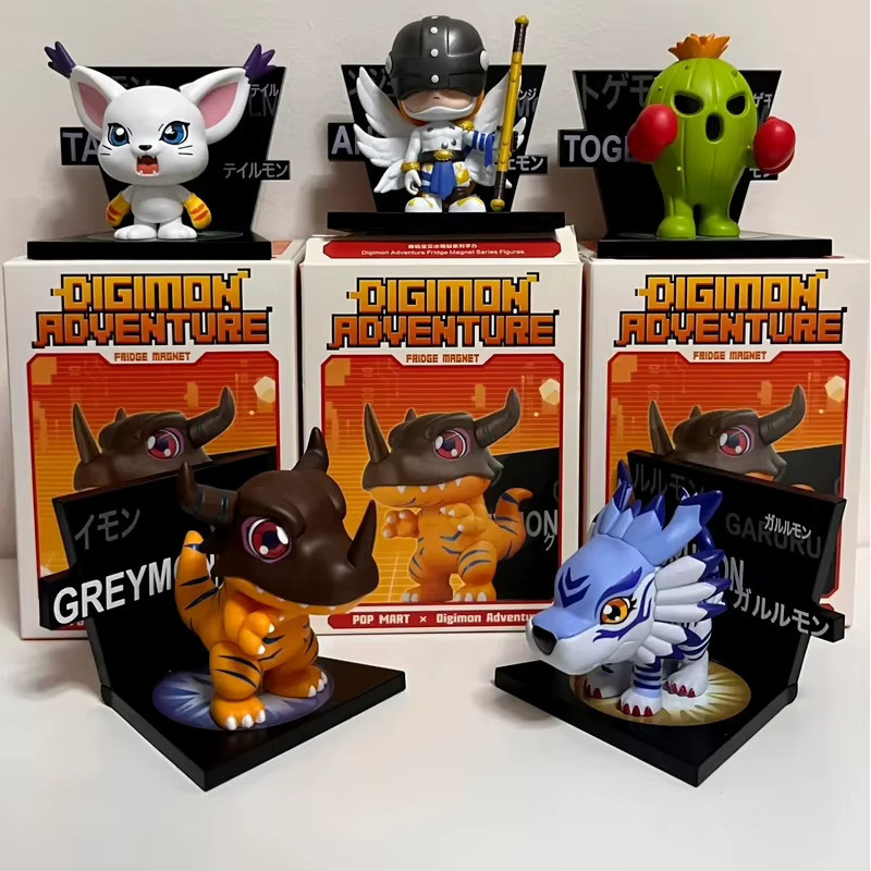 POP MART Digimon Adventure Kühlschrankmagnet, Blind Box, Figur - Bild 3