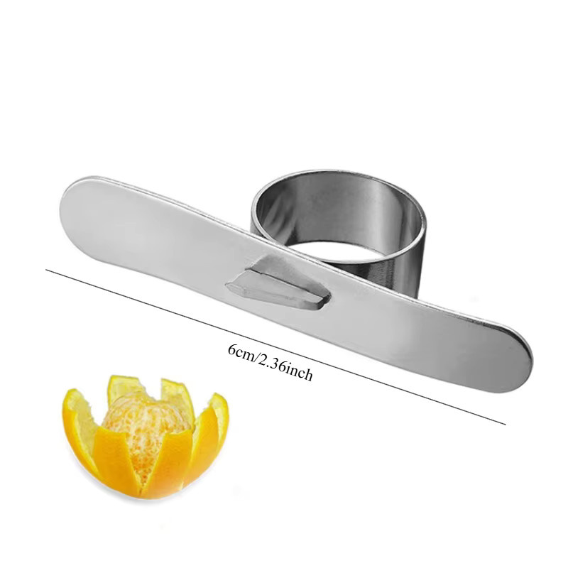 PDQ Zitrusfrucht-Schäler aus Edelstahl in Silber - Bild 2