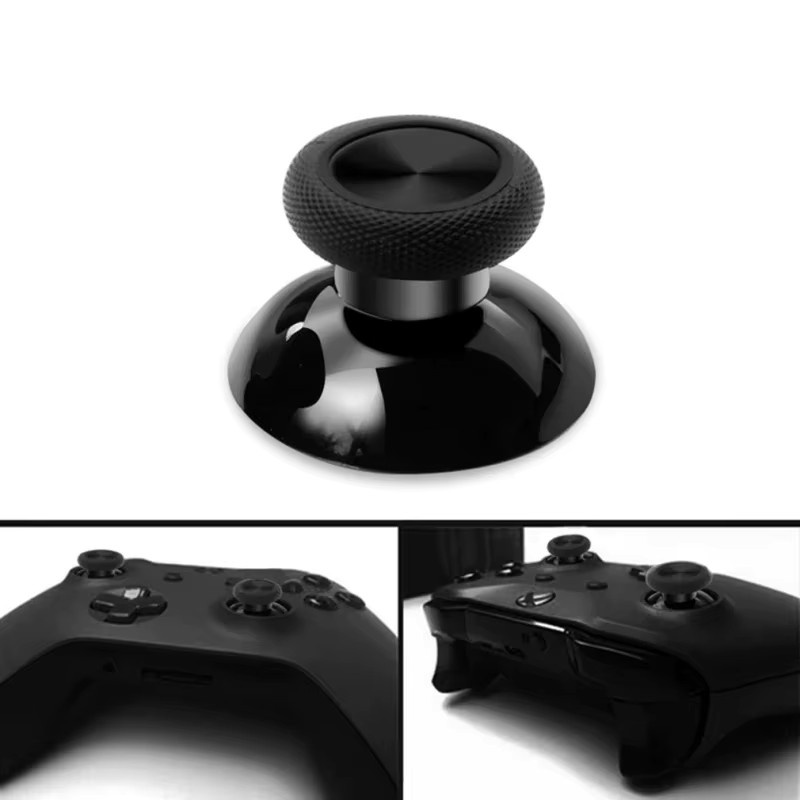 KYVG 10er Set Ersatz Analog Thumbsticks mit Grip Cap Abdeckung in Schwarz für PS5, PS4 Pro Slim, Xbox One und Xbox 360 - Bild 3
