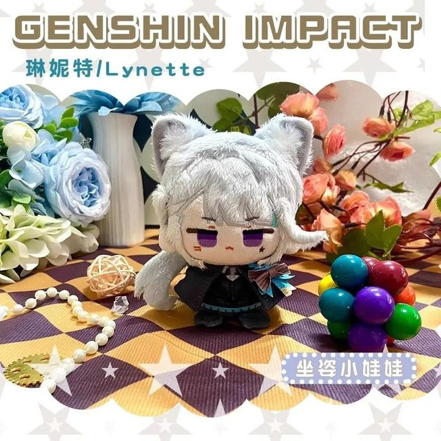 Yiran toy Genshin Impact Varka Durin Flins Plüschtier, 12cm, ab 14 Jahren - Bild 1