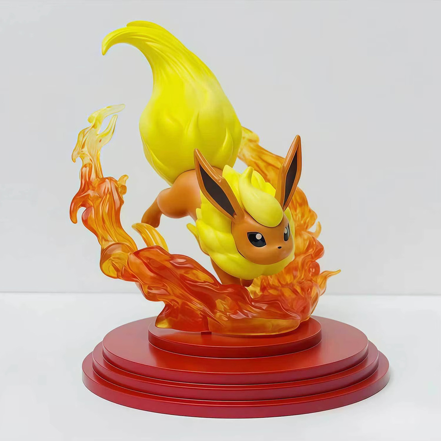 Potdemiel Pokémon Eeveelution Figur Sylveon Vaporeon, Einzelfigur - Bild 4