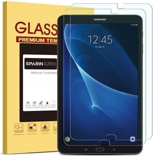 2 Stück Displayschutzfolie aus gehärtetem Glas für Samsung Galaxy Tab A6 10.1 SM-T580 T585, transparent - Bild 1