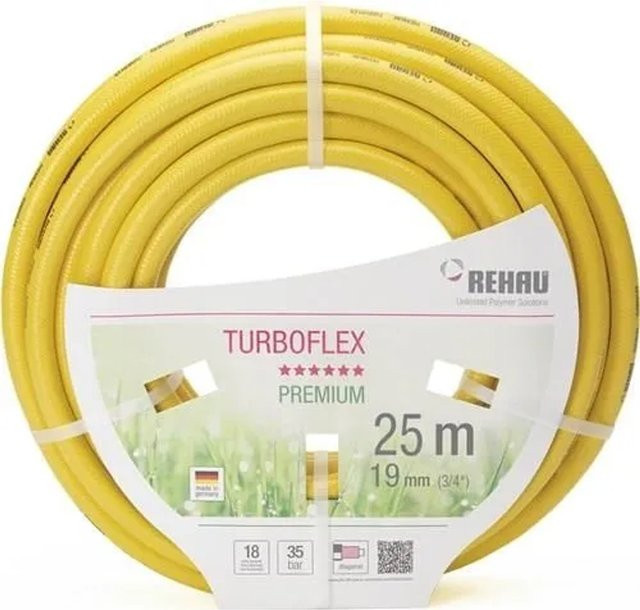 REHAU Wasserschlauch Turboflex 10997481600 in Gelb aus PVC mit Textileinlagen - Bild 1