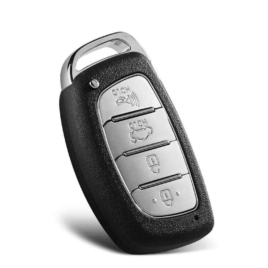 Keyyou Remote Auto Schlüssel Shell für Hyundai Tucson Elantra Sonate 2018, 4 Tasten Flip Folding Case, Schwarz - Bild 2
