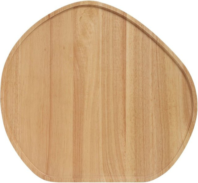 Stanley Rogers Servierbrett rund aus Holz in Beige, Durchmesser: 49,5 cm - Bild 1