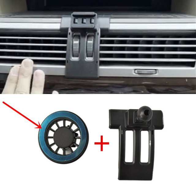 Magnetische Smartphone-Halterung aus ABS-Material für BMW E65 (2004-2008) in Schwarz - Bild 1