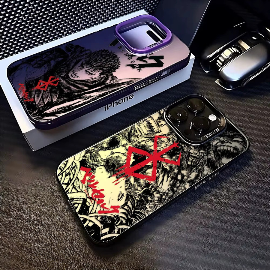 Berserk Comics Anime Handyhülle für Samsung Galaxy S26 S25 S24 S23 S22 S21 S20 Note20 FE Ultra Edge Plus 4G 5G sturzsicher, Multicolor - Bild 3