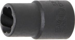 BGS Spiral-Profil-Steckschlüssel-Einsatz Schraubenausdreher 5271 mit 10 mm 3/8 Zoll Antrieb und 11 mm Schlüsselweite - Bild 1