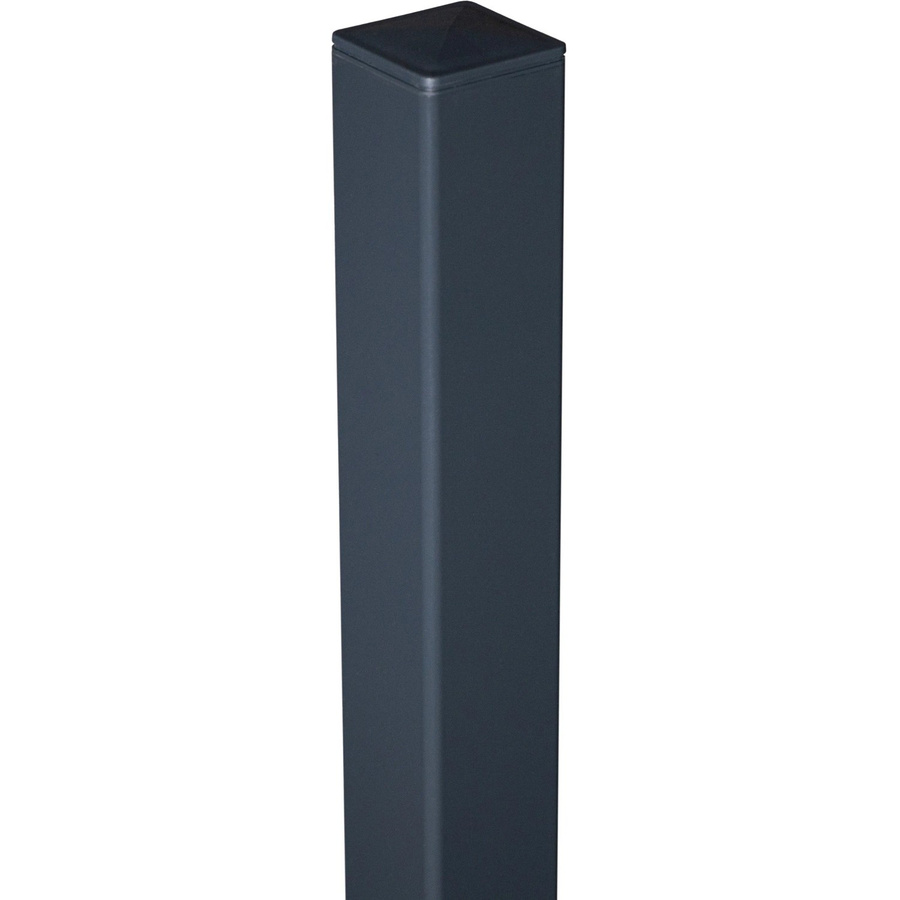 GroJa Aluminium-Torpfosten Anthrazit zum Aufdübeln B/T/H: 6 x 6 x 190 cm - Bild 2