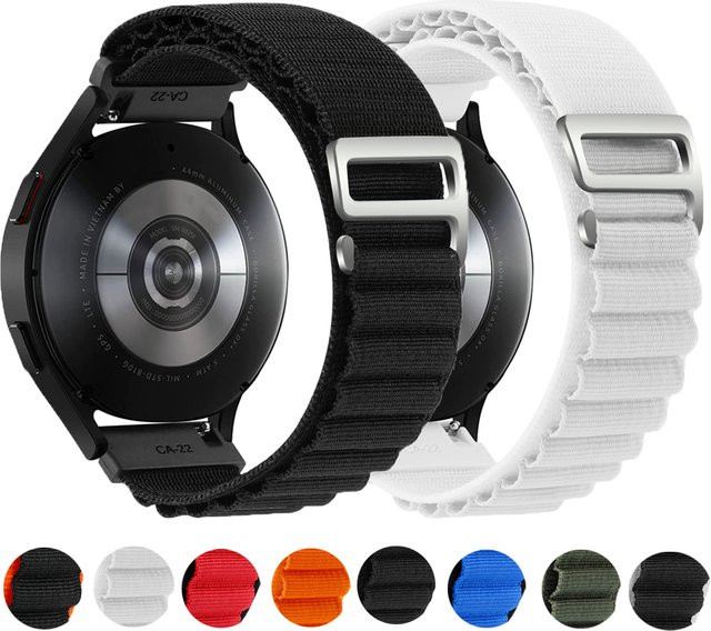 Garmin Alpine Loop Uhrenarmband, Textil/NATO, Schwarz, Unisex - Bild 1
