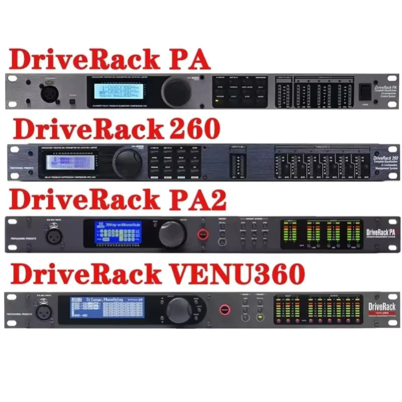 dbx Digitaler Audio-Prozessor DriveRack PA/260 und VENU360 kompatible Original-Software in Schwarz - Bild 3