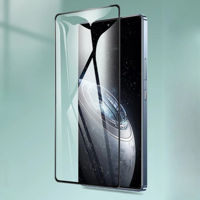 3er-Pack Infinix GT 20 Pro Displayschutz aus 9D gehärtetem Glas mit schwarzem Rand, transparent - Bild 1