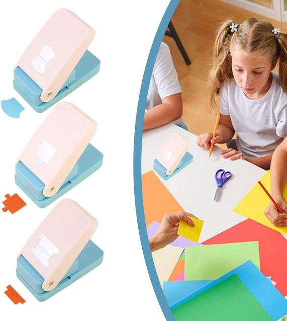 Handkurbel-Präge-Pressmaschine aus Kunststoff für DIY-Blumenpressen, Grußkarten und Bastelarbeiten, Multicolor - Bild 1