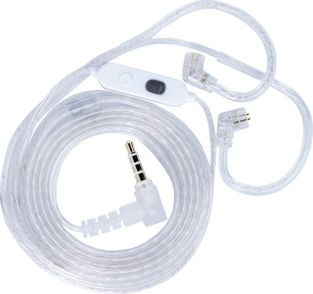 KZ M2 Upgrade-Kabel mit Dual-Mikrofon, OFC versilbertes DAC-Kabel in Silber - Bild 1