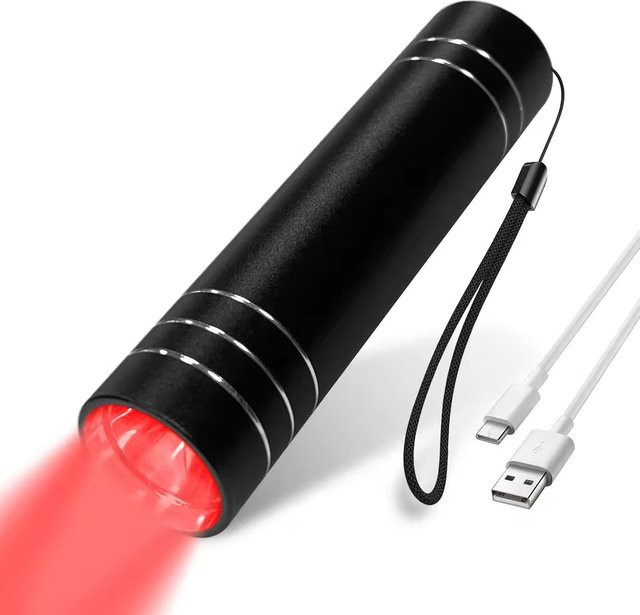 vilnason Rotlichttherapie-Lampe, 660nm Rotlicht & 850nm Infrarot, Schwarz, Unisex - Bild 1