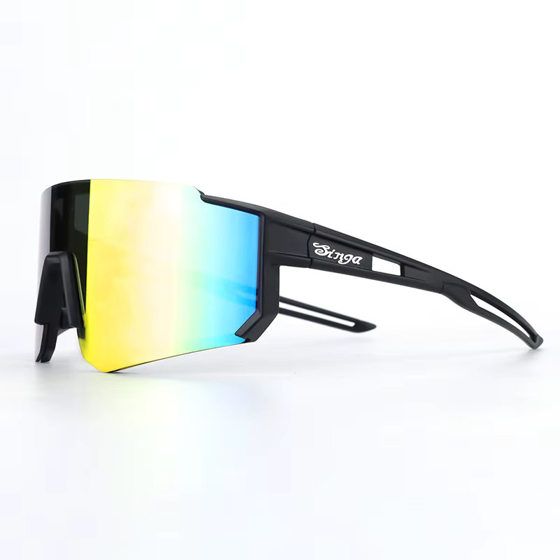 Singa Sonnenbrille, Vollrand, Wrap, Kunststoff, Unisex - Bild 2