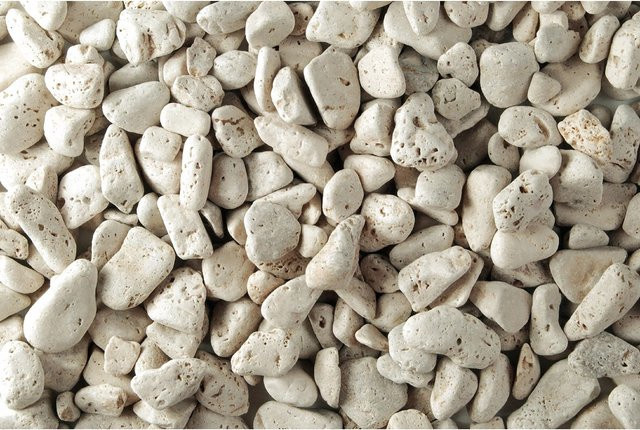 Scherf Travertinkiesel Creme Caramel in Beige, Körnung 15 - 25 mm, 1000 kg Big-Bag - Bild 1